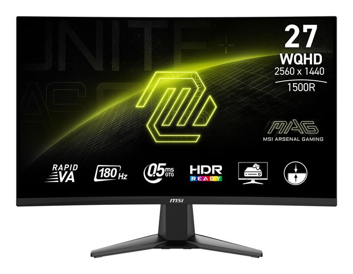 MSI 68.6cm (27") Quad HD 2560 x 1440 VA, 16:9, 300cd/m², 1.07B, 0.5ms, 178°/178°, 5000:1