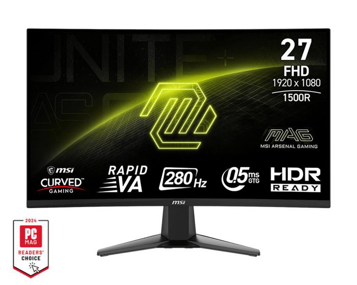 MSI 68.6cm (27") Full HD 1920 x 1080 Rapid VA, 16:9, 300cd/m², 1.07B, 0.5ms, 178°/178°, 4000:1