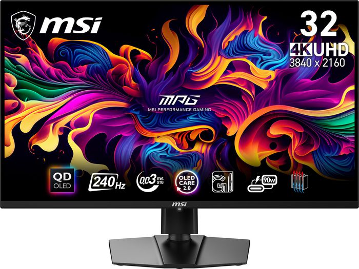 MSI 80.0cm (31.5") 4K Ultra HD 3840 x 2160, 16:9, 250cd/m², 1ms, 178°/178°, 150000:1