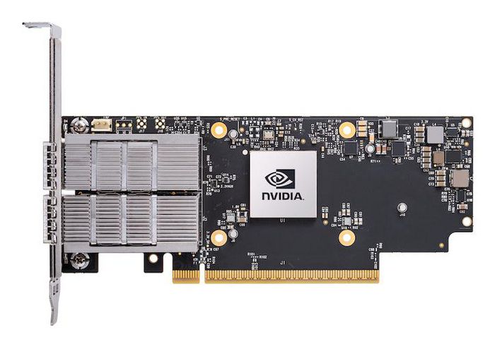 NVIDIA 200GbE (default mode) / NDR200 IB; Dual-port QSFP112, Multi-Host and Socket Direct capable, PCIe 5.0 x16, Crypto Disabled, Secure Boot Enabled