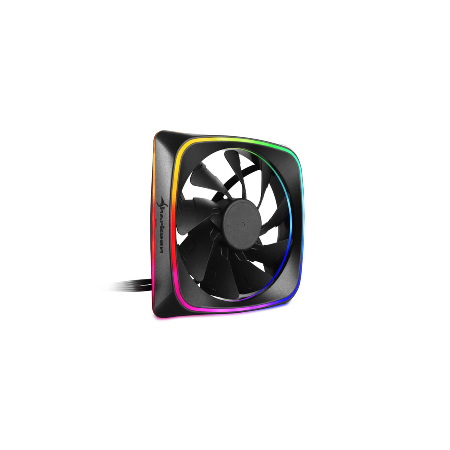 Cooler Sharkoon RGB Shark Lights Fan 120mm schwarz, 4044951028924