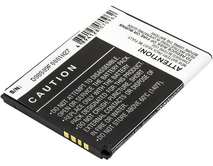 CoreParts Battery for TCL Mobile 5.36Wh Li-ion 3.7V 1450mAh, One Touch Shockwave, J210, J300, J310