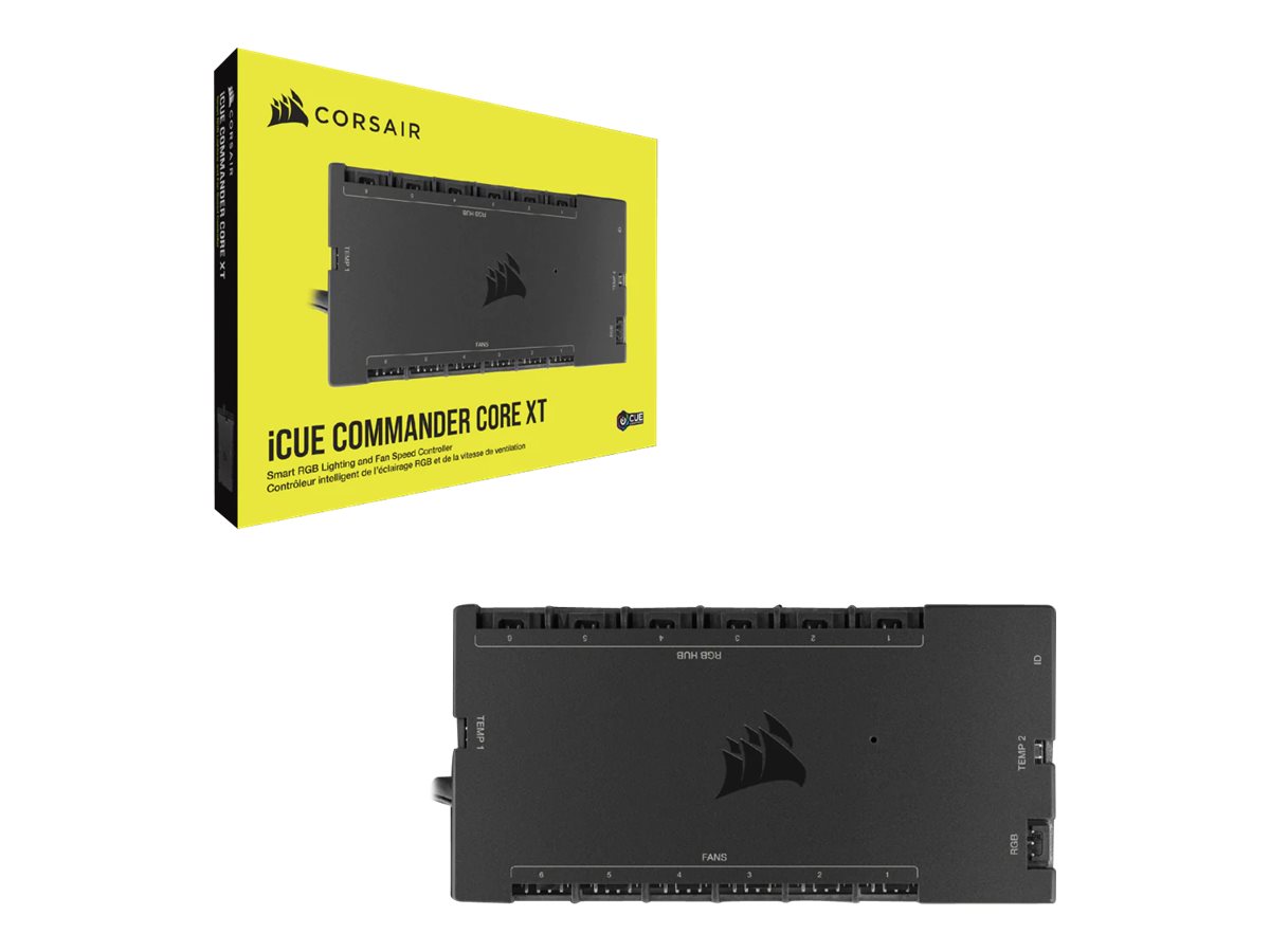CORSAIR iCUE Commander CORE XT Digital Fan Speed and RGB Lighting Controller