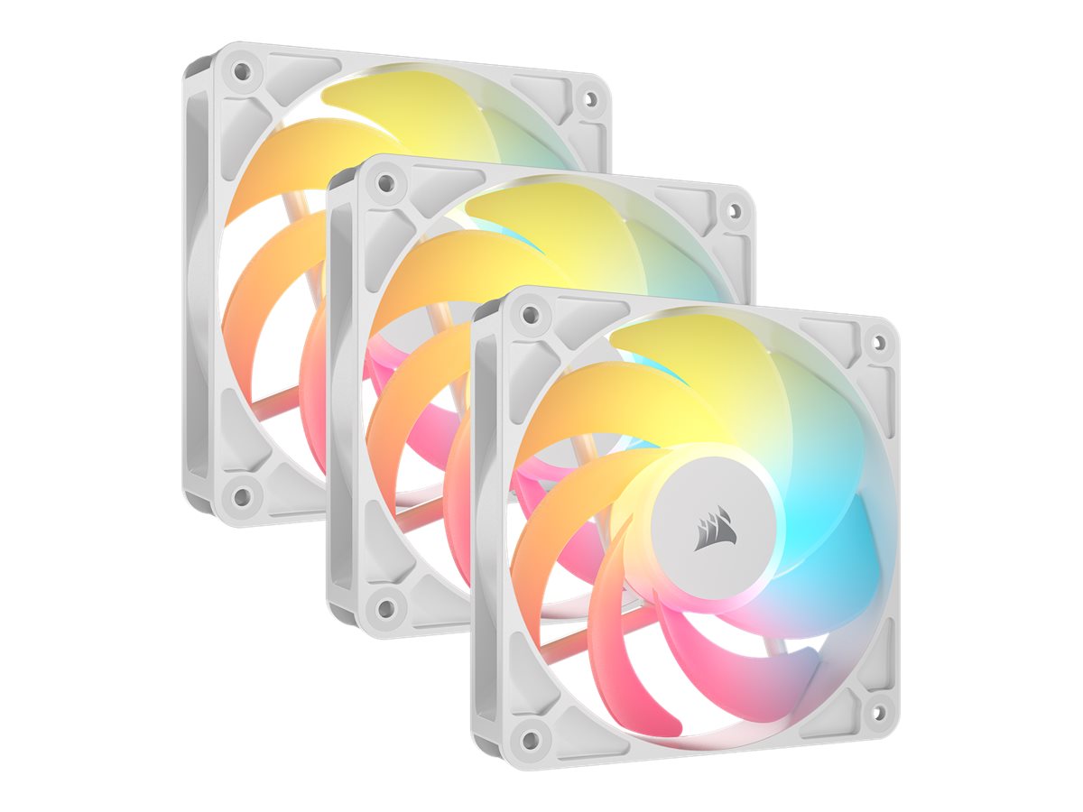CORSAIR RS120-R ARGB White 120mm ARGB Fan Triple Pack