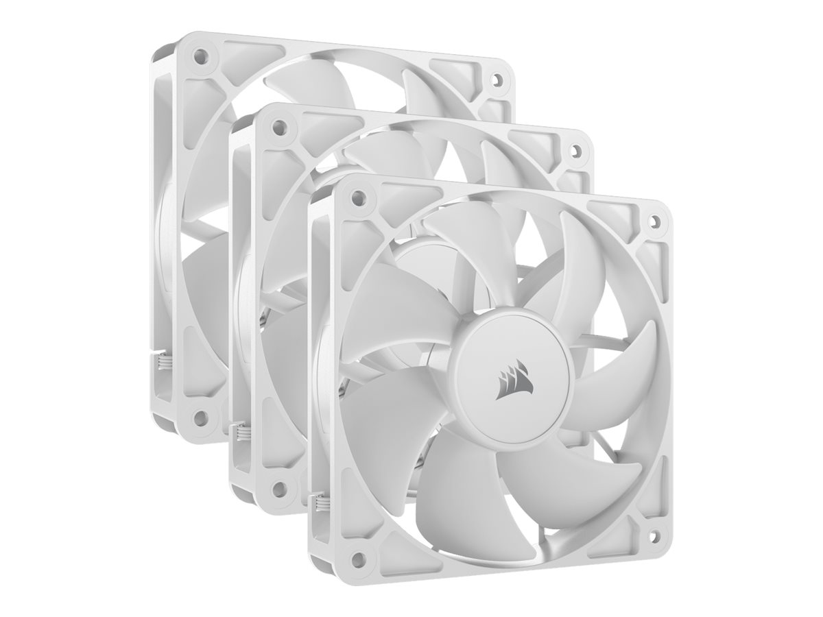 CORSAIR RS120 White 120mm Fan Triple Pack