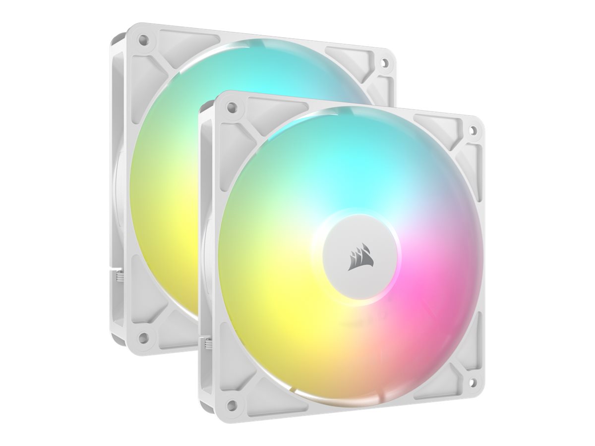 CORSAIR RS140 ARGB White 140mm Fan Dual Pack