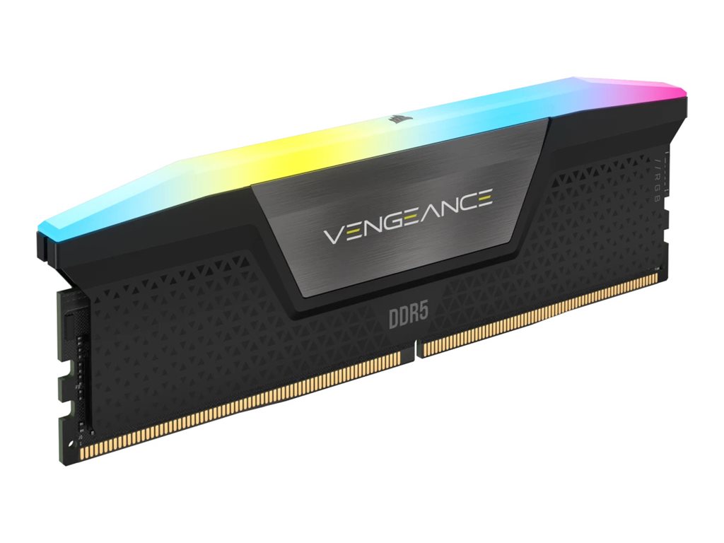 CORSAIR VENGEANCE RGB DDR5 16GB 1x16GB DDR5 6000 CL36-44-44-96 1.35V Intel XMP AMD EXPO - GREY