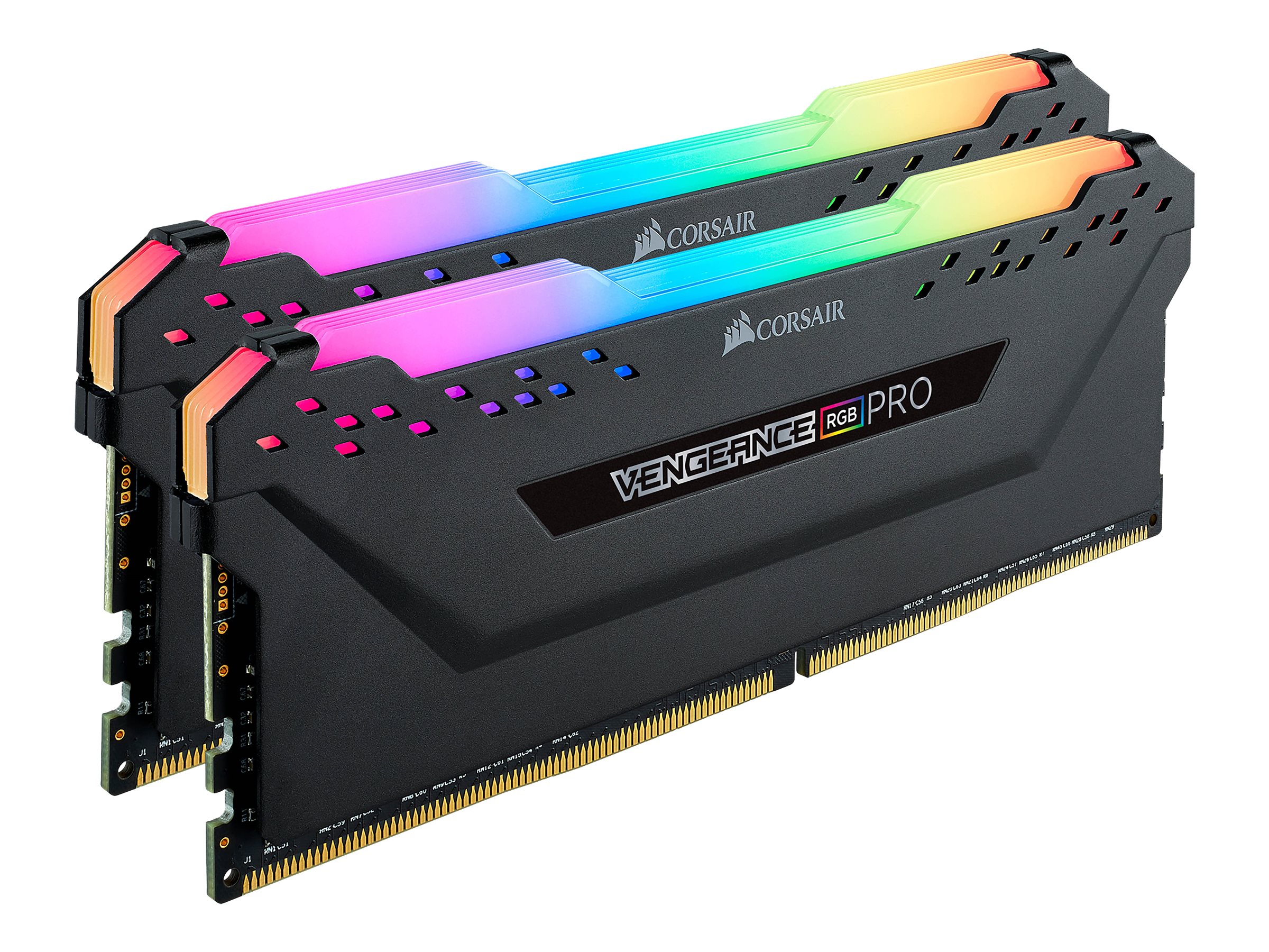 CORSAIR Vengeance RGB PRO 32GB DDR4 3200MHz Unbuffered 16-20-20-38 black Heat spreader DIMM