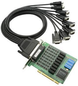 Moxa 8-port RS-232/422/485 Universal PCI serial boards