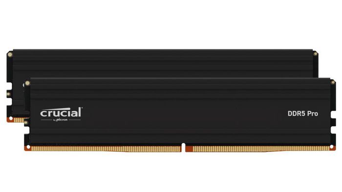 Crucial 64GB, 2x32GB, DDR5, UDIMM, 5600MHz, CL46, 1.1V