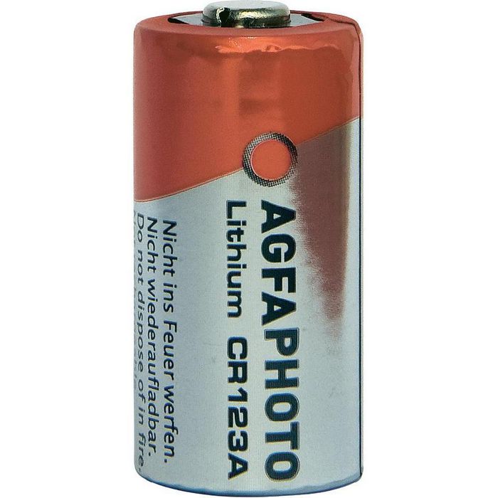 AgfaPhoto CR123A, Lithium, 3V, 1300 mAh