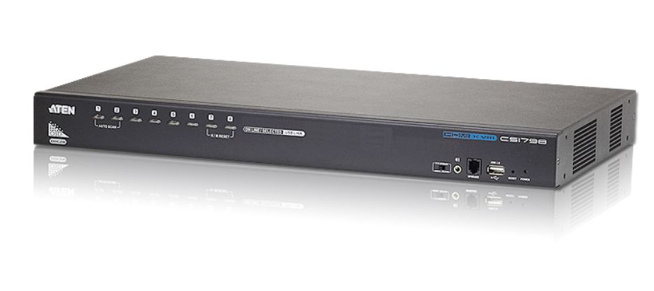 ATEN 8-Port USB - HDMI KVM Switch with USB Peripheral port