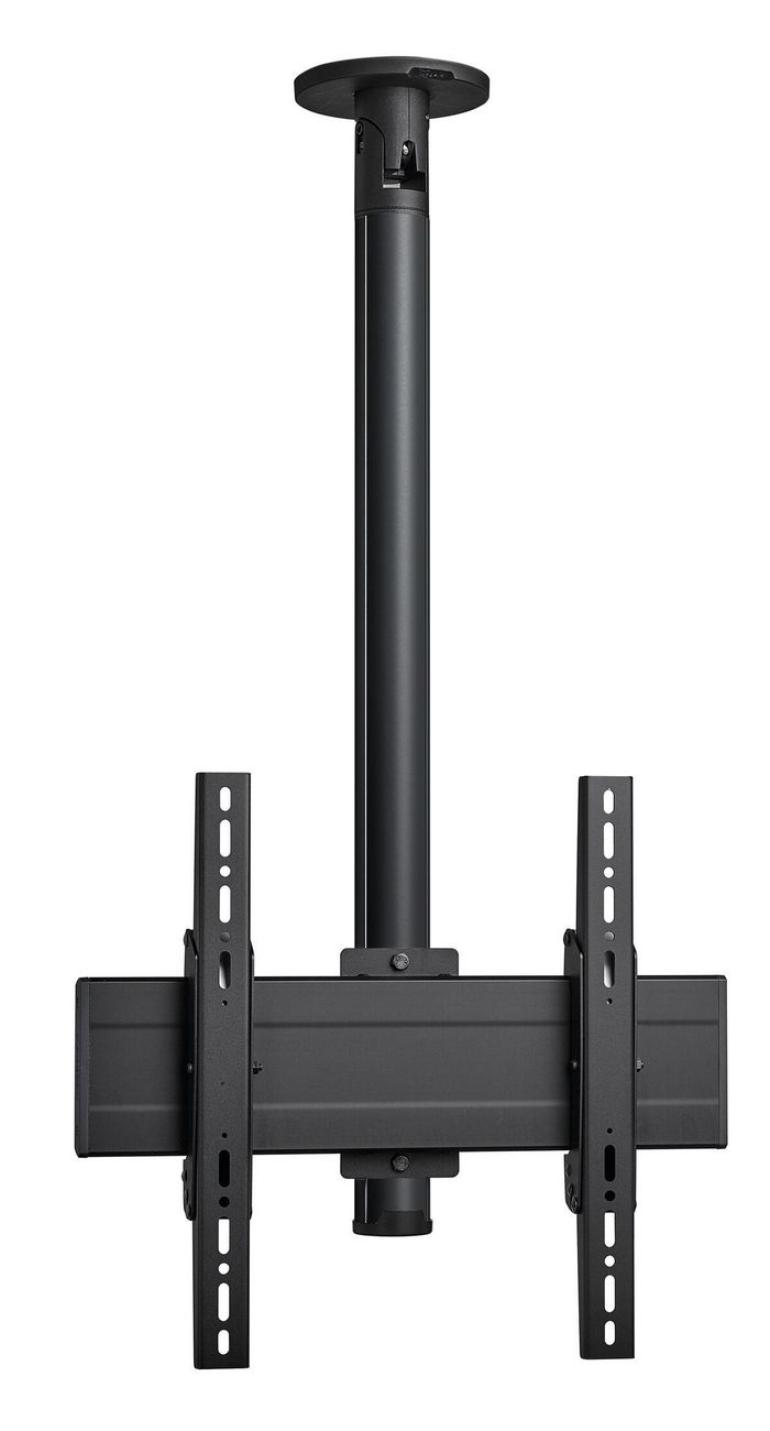 Vogel's CT 243044B, 360° ROTATE & 20° TILT DISPLAY CEILING MOUNT, SINGLE-POLE, L:300 CM, VESA 400X400, BLACK - CONNECT-IT