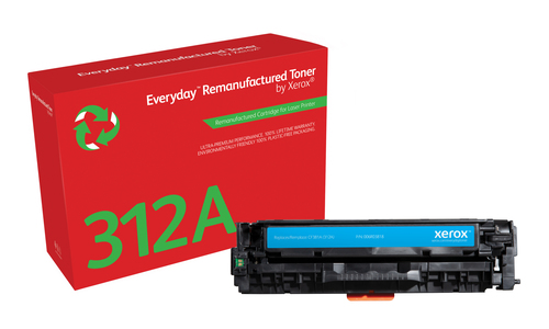 CYAN TONER CARTRIDGE EQUIVALENT TO HP 312A FOR COLOR LASERJET