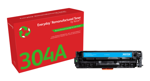 CYAN TONER CARTRIDGE EQUIVALENT TO HP 304A FOR COLOR LASERJET