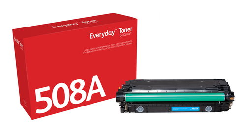 CYAN TONER CARTRIDGE EQUIVALENT TO HP 508A FOR COLOR LASERJET