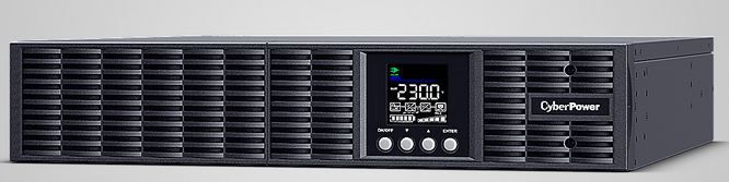 CyberPower UPS, OLS Tower/19" series, 3000VA/2700W, 2U, on-line, LCD, USB/RS232, incl. SNMP card installed (RMCARD205)