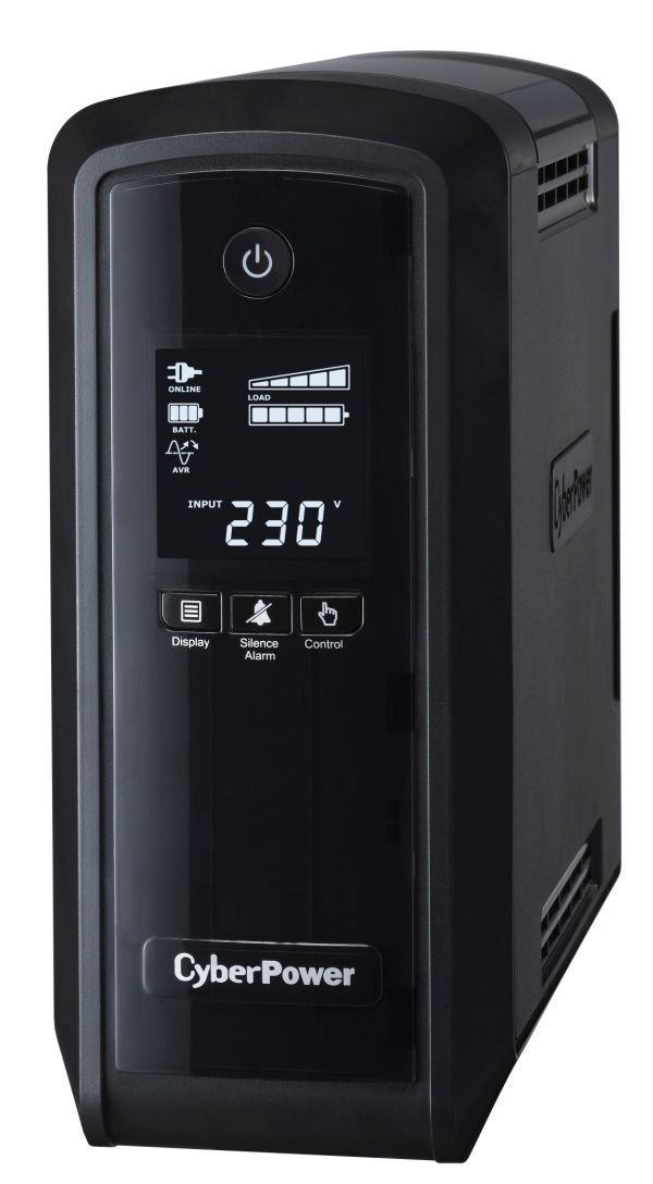 CyberPower UPS, PFC series, 900VA/540W, line-interactive, USB, pure sine, protective contact sockets