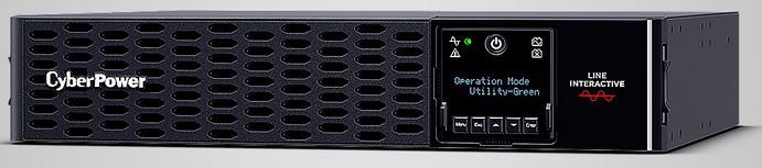 CyberPower USV, PR-XL Tower/19\"-PRIII-Serie, 1500VA/1500W, 2HE, Line-Interactive, reiner Sinus, LCD, USB/RS232/CLOUD, ext.Runtime,incl. RMCARD205
