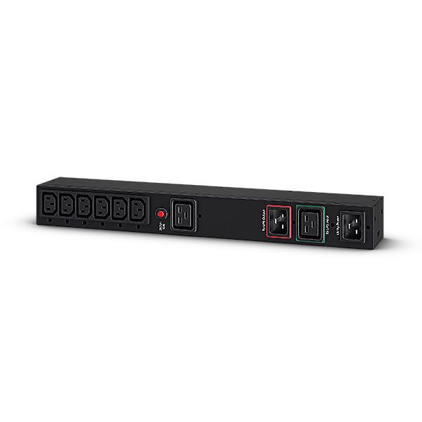 CyberPower zbh. By-Pass, Manuell, IEC Outlet, PDU, 1U, Eingang 16A 1xC19+2xC20, Ausgang 16A 1x C19+ 10A 6xC13