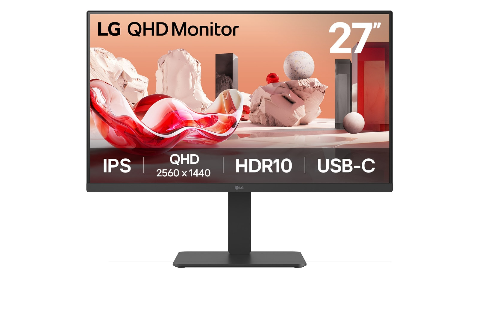 BA650QB - 27 inch - Quad HD IPS LED Monitor - 1920x1080 - Pivot / HAS / USB-C