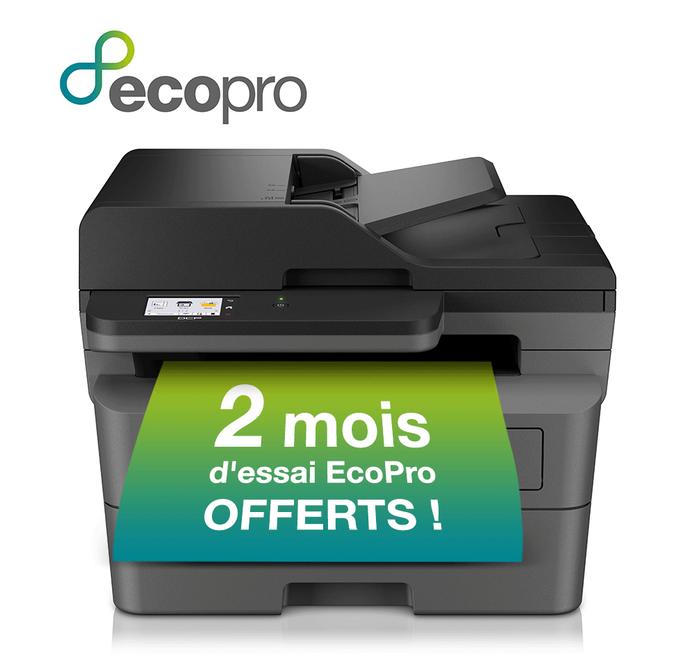 DCP-L2660DW - Compact All-in-One A4 Mono Laser Printer - RJ45 / WiFi / USB