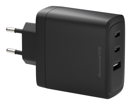 DBRAMANTE IT EU W. CHARGER 2XUSB-C 100W + 1XUSB-A BLK