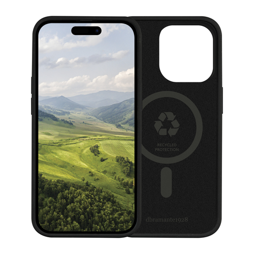 DBRAMANTE MONACO MAGSAFE IPHONE 15 PRO CA NIGHT BLACK