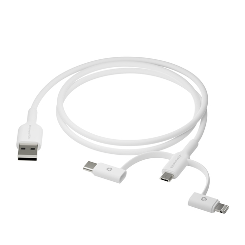 DBRAMANTE RE-CHARGE 3IN1 CABLE USB A TO USB A  C + MICRO -W