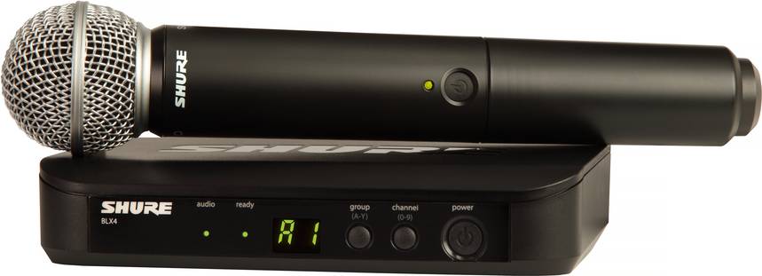 [AI generated title] Shure Blx24E Sm58 Trådløs Mikrofonsystem