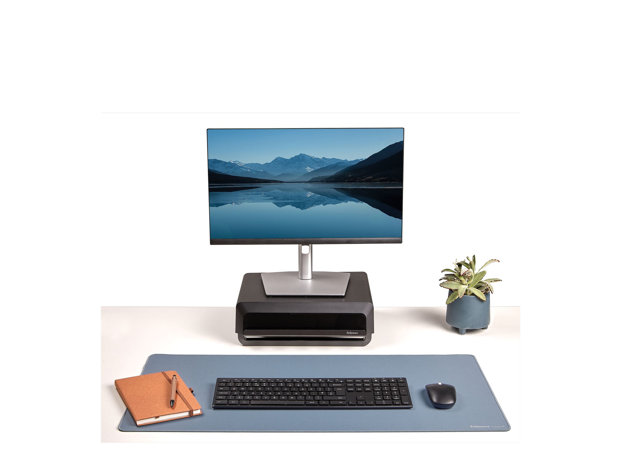 Fellowes Breyta skrivemåtte - 80 x 40 cm - gummi - maritim