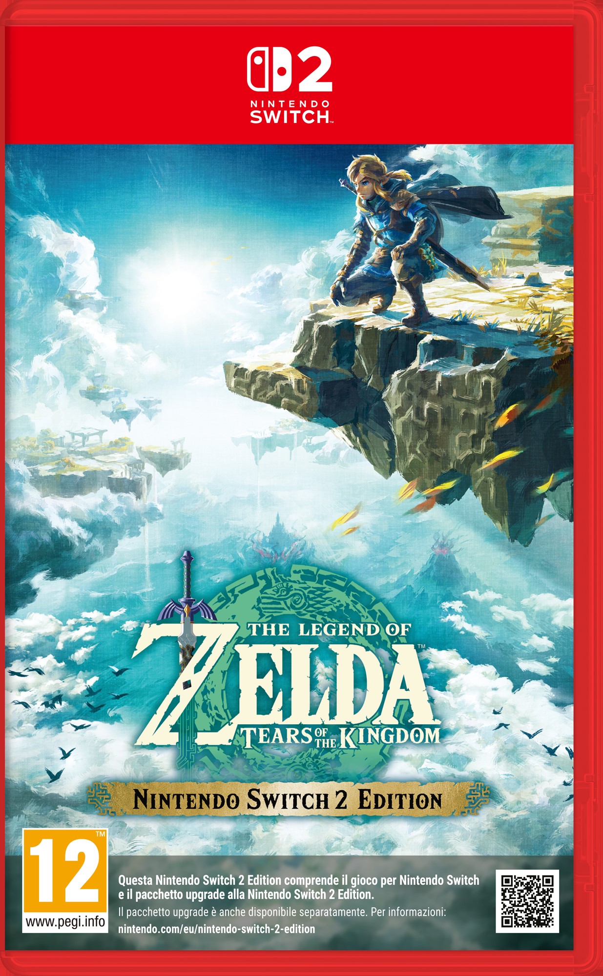Nintendo The Legend Of Zelda Tears Of The Kingdom - Switch 2 Edition Nintendo Switch 2 Edition Tysk, Engelsk, Spansk, Fransk, Italiensk, Japansk, Koreansk, Russisk Nintendo Switch 2
