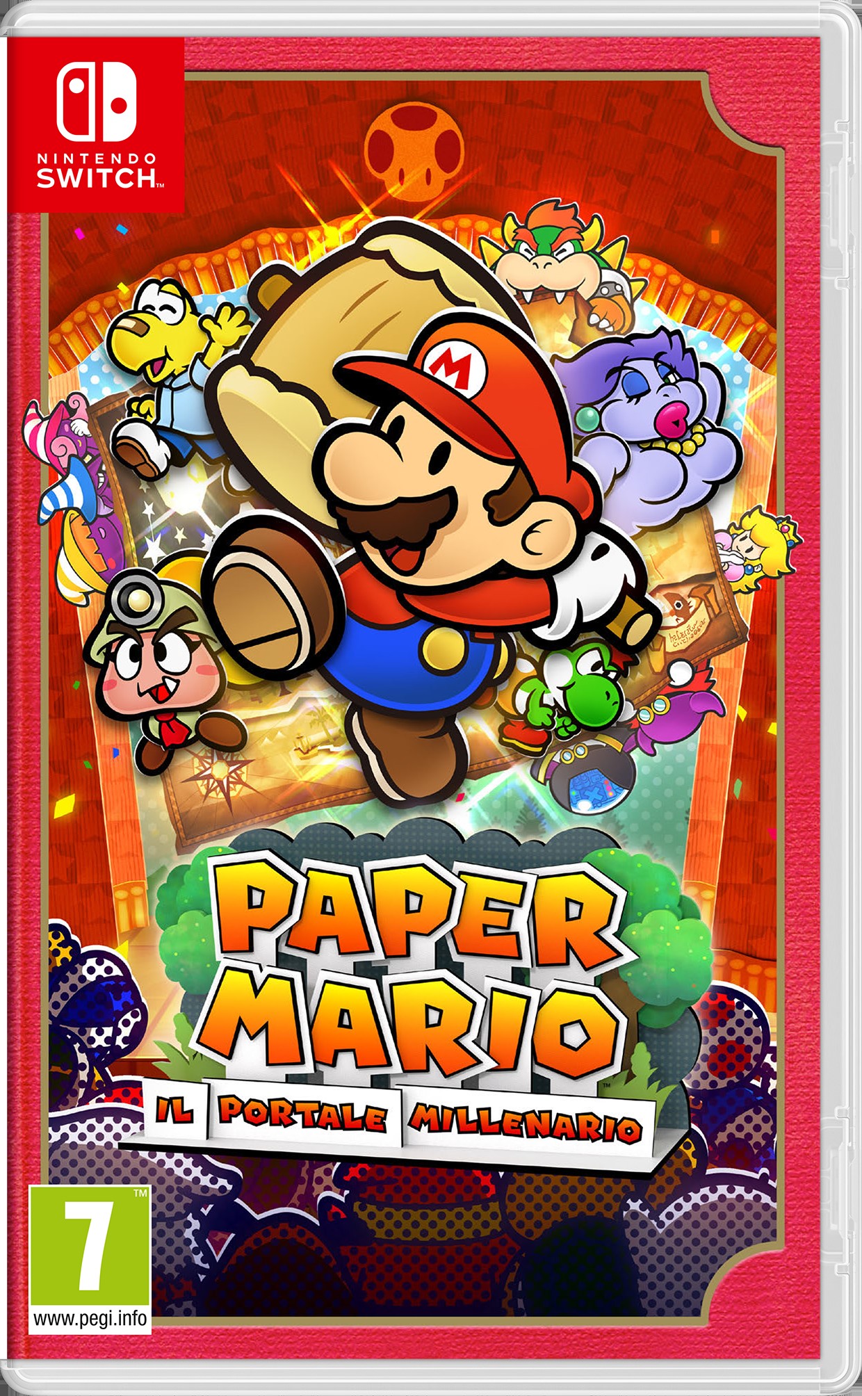 Nintendo Paper Mario Il Portale Millenario Standard Traditionelt kinesisk, Tysk, Hollandsk, Engelsk, Spansk, Fransk, Italiensk, Japansk, Koreansk Nintendo Switch