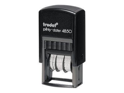 Trodat Printy 4850/L1 Stempel 25 x 14 mm 2-farve (blå, rød)