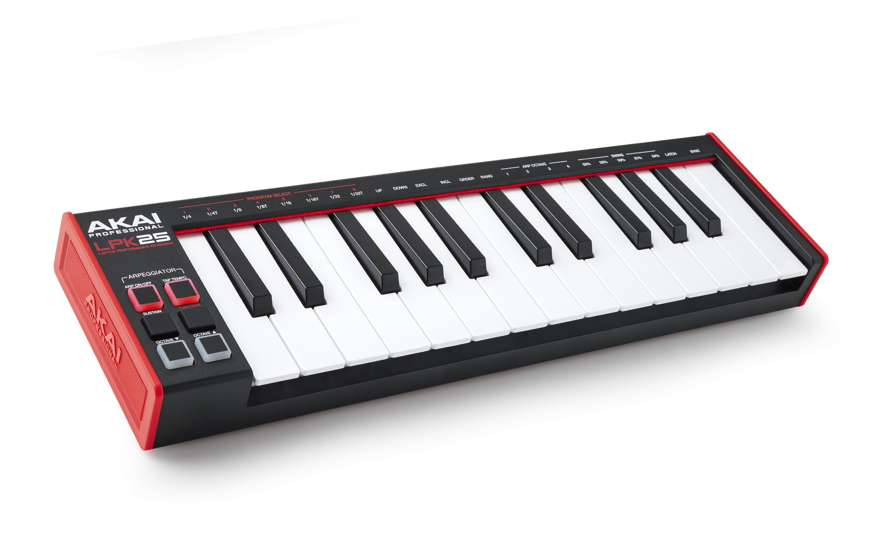 [AI generated title] Akai Lpk 25 Mkii Usb Midi Mini Kontroltastatur