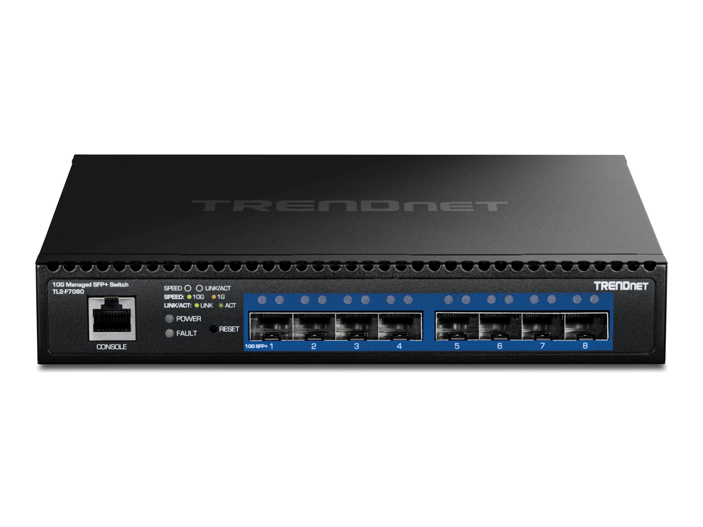 TRENDnet TL2-F7080 Switch 8-porte 10 Gigabit Ethernet