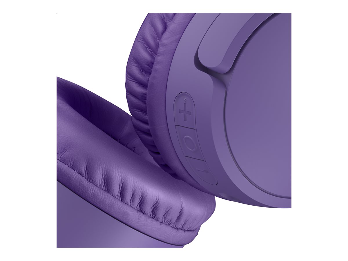 Belkin SoundForm Mini Kabel & trådløs Hovedtelefoner Lilla