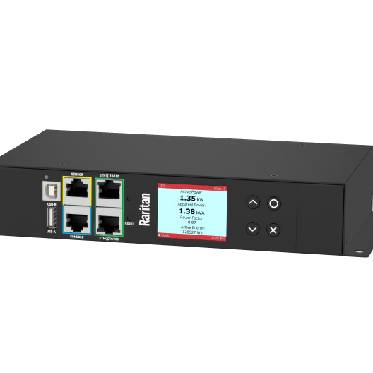 Middle Atlantic Products Raritan PXO strømforsyningsenhed (PDU) 4 AC stikkontakt(er) Sort