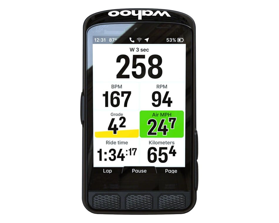 [AI generated title] Wahoo Fitness Elemnt Ace Gps Cykelcomputer