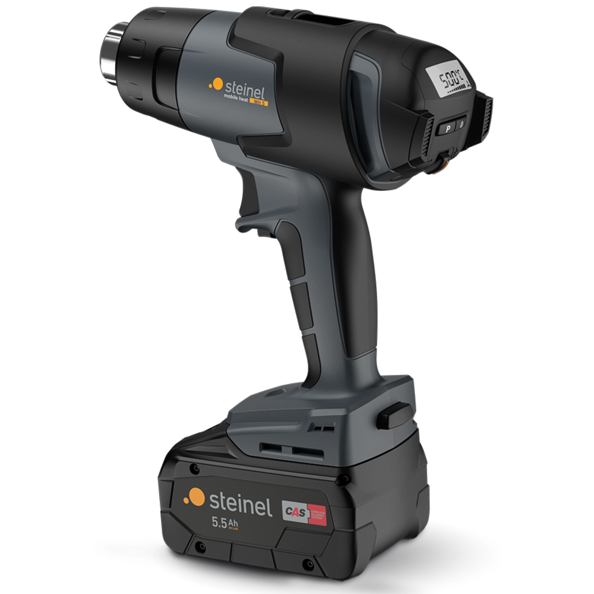 STEINEL MH5 Varmluftspistol 300 l/min 500 °C Sort, Grå