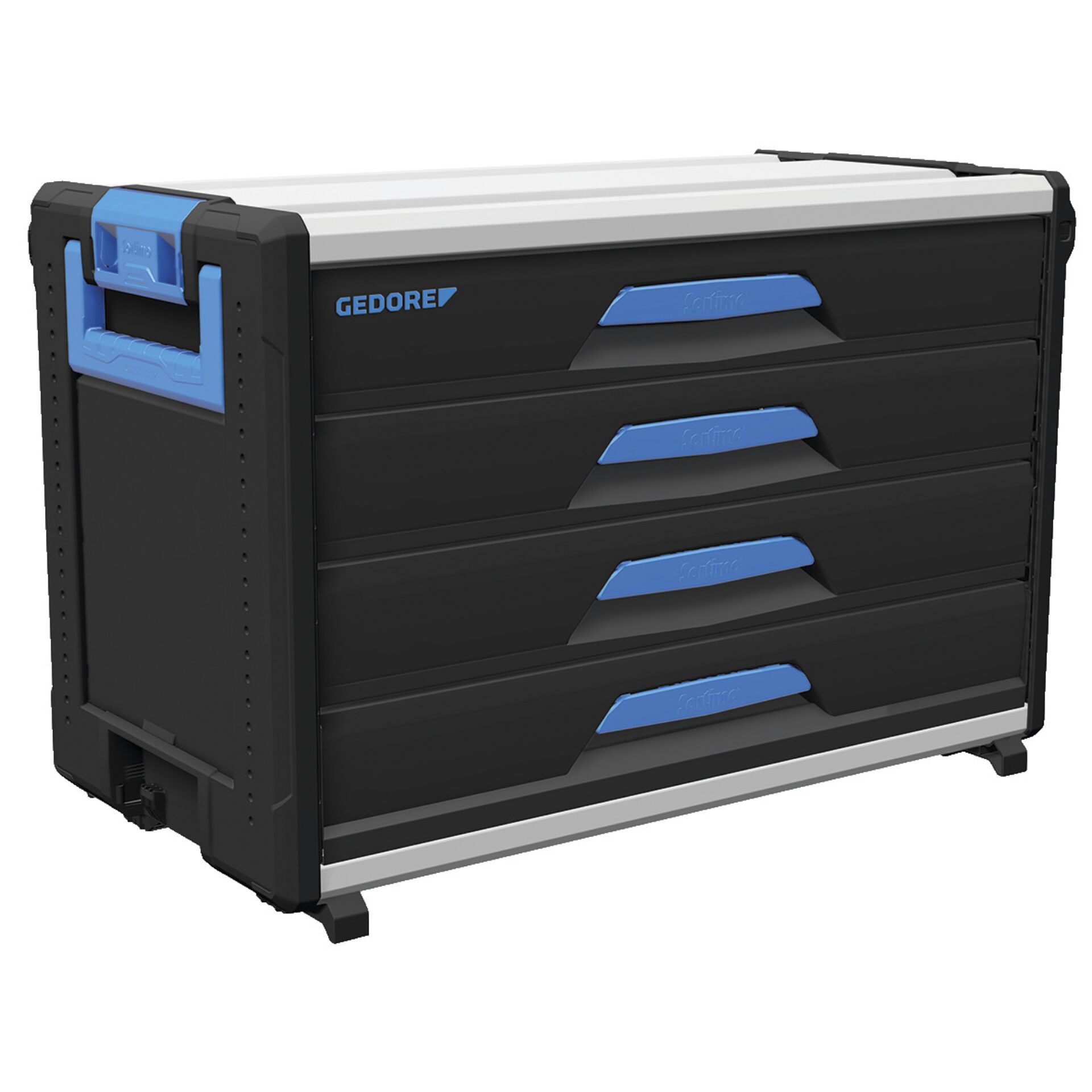 Gedo Bl Werkzeug-Box-Modul WorkMo B3 4 Schubladen H6 2954346