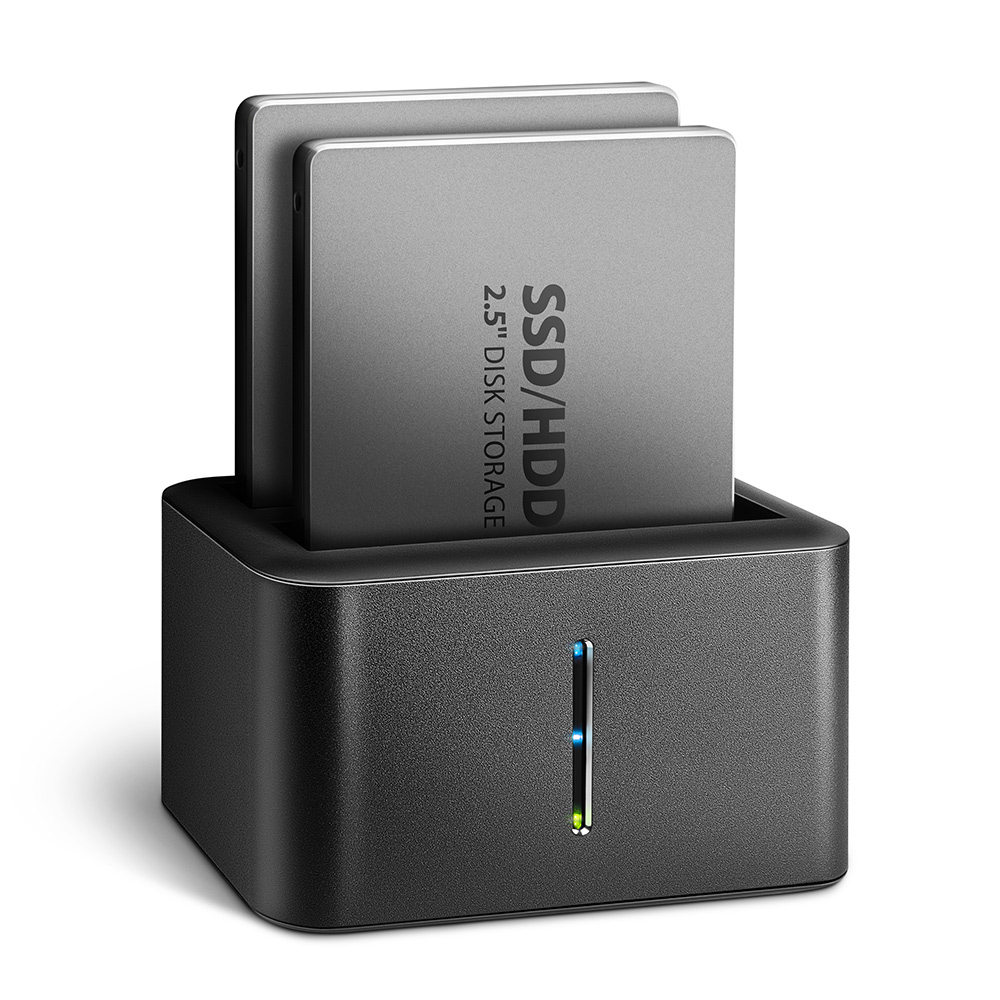Axagon ADSA-D25 drev dockingstation USB 3.2 Gen 1 (3.1 Gen 1) Type micro-B Sort
