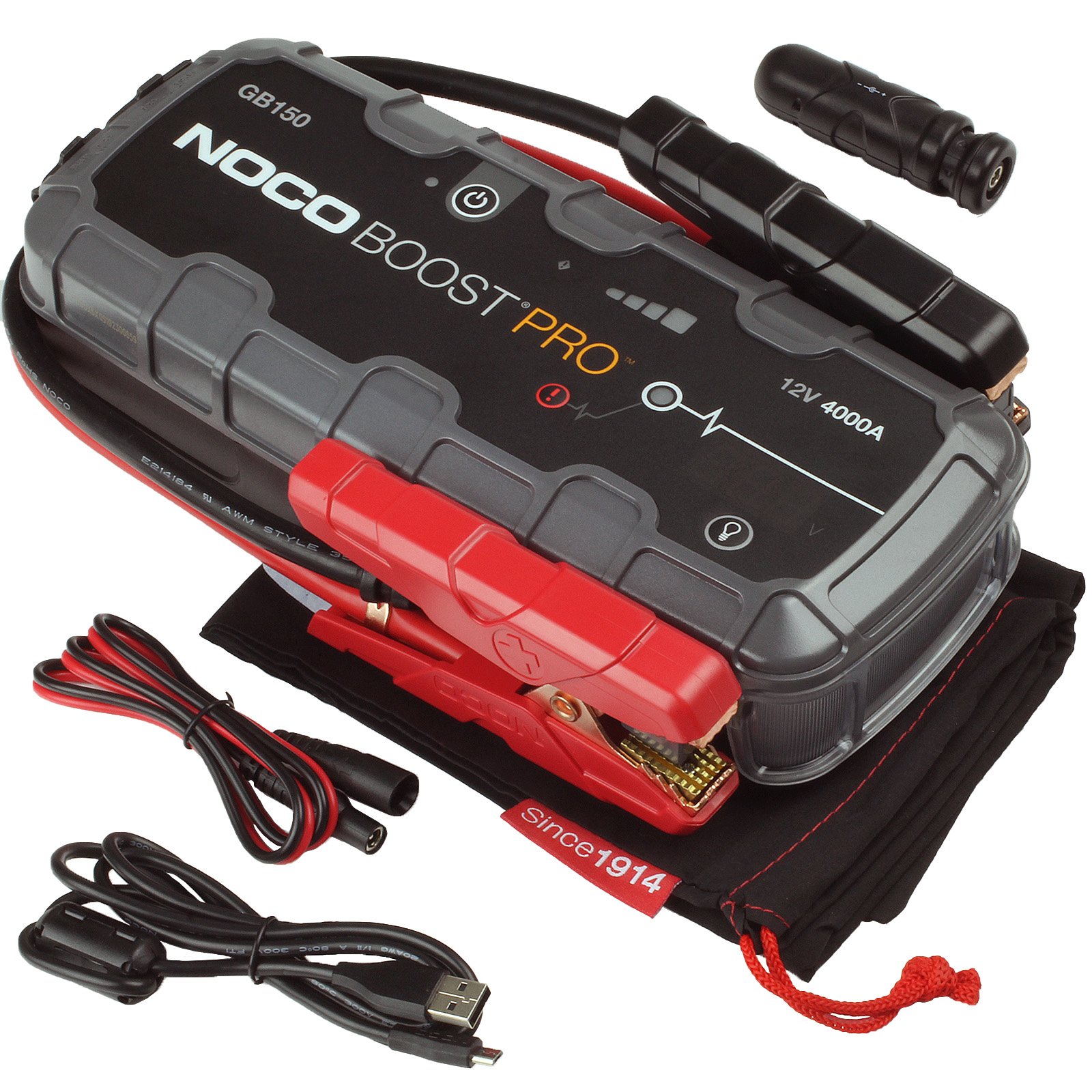 [AI generated title] Noco Gb150 Boost 12V 3000A Jump Starthjælpsbatteri