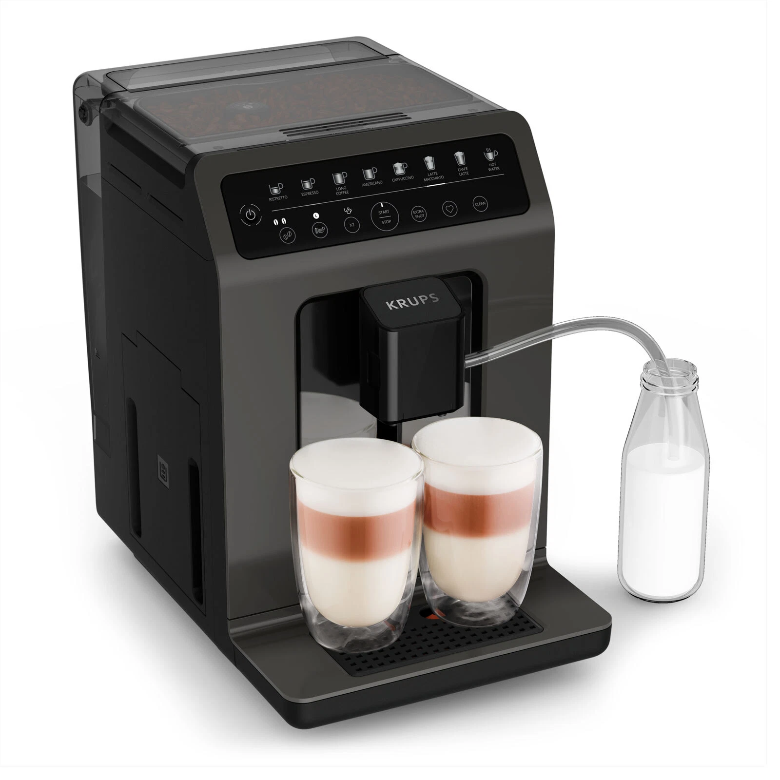 [AI generated title] Krups Espressomaskine Automatisk Mælkeskummer 15 Bar