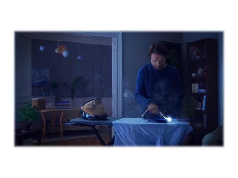 Tefal Pro Express Vision GV9812E0 Dampstrygejern 3000W Blå Hvid