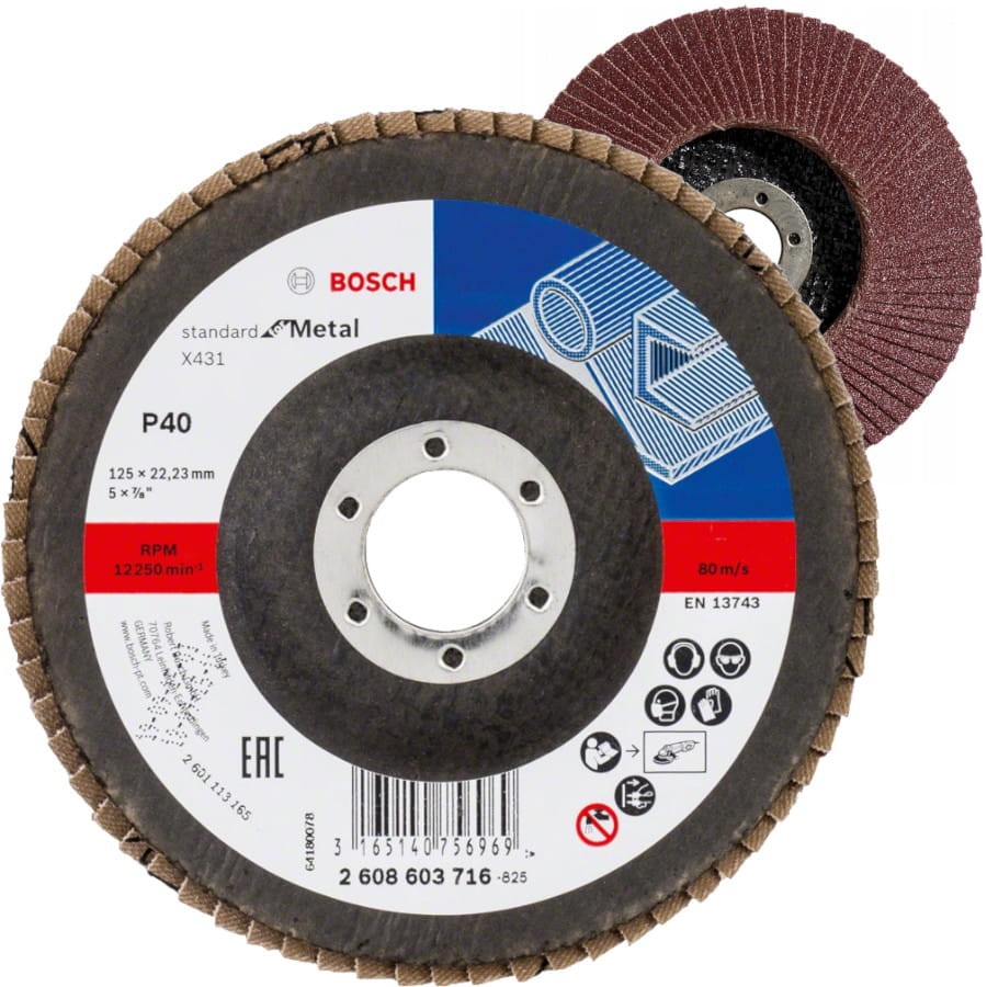 [AI generated title] Bosch Sciernica Talerz 125 Mm 40 X431 Standard For Metal