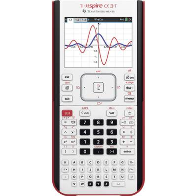 Texas Instruments TI-Nspire CX II-T regnemaskine Lomme Graf Hvid
