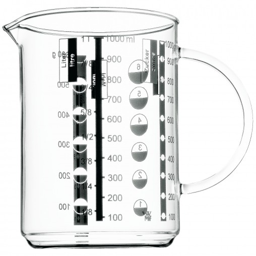 WMF 0605972000 målebæger 1 L Glas