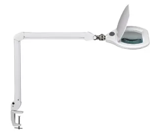 [AI generated title] Maul Led Luplampe Crystal Dimmbar Hvid
