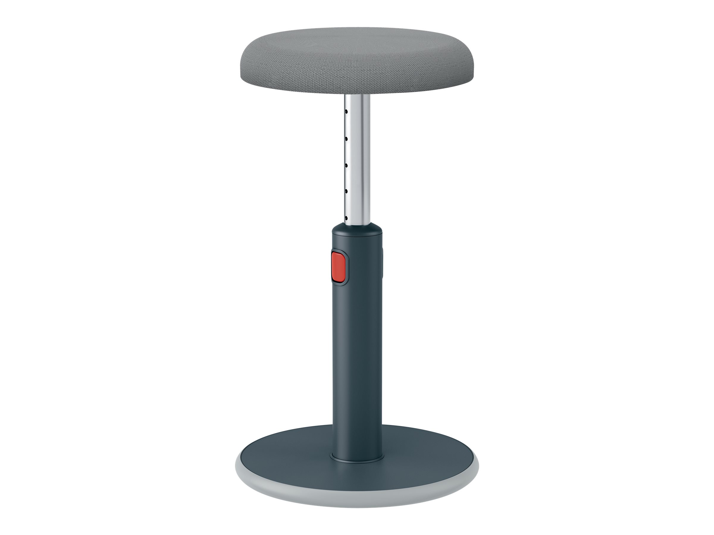 Leitz Ergo Cosy Active - sid/stå rokkeskammel - rund - skum, 3D Mesh